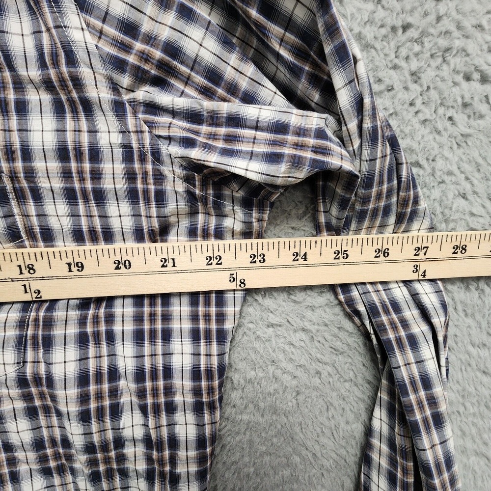 J Lindeberg Ward Shirt Mens XL (Fits Slim) Long Sleeve Clan Check Plaid PLS READ - Picture 11 of 12